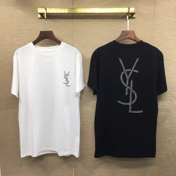 イヴサンローラン服コピー 定番人気2020新品 YSL 男女兼用 半袖Tシャツ 2色